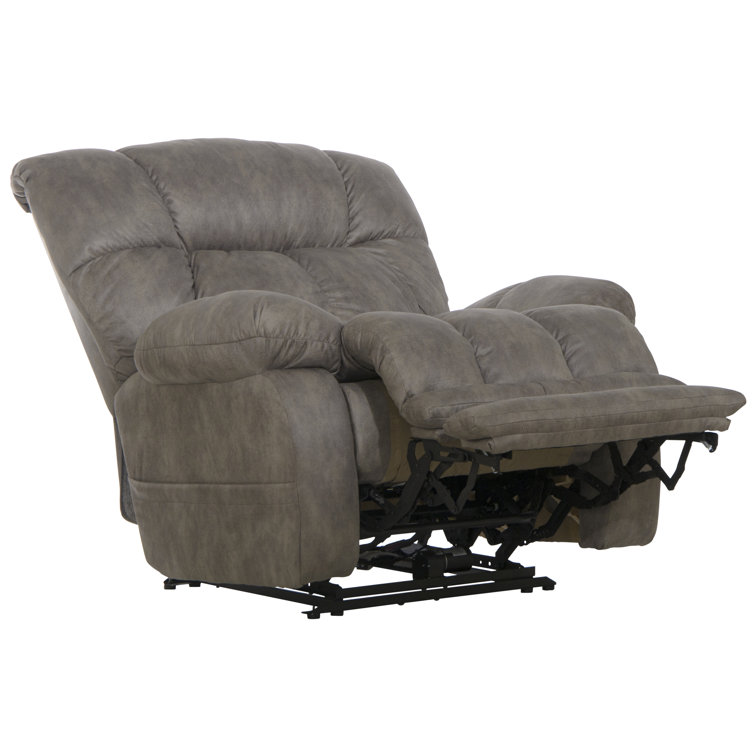 Lark Manor Arees Power Lay Flat Recliner with Extra Extension